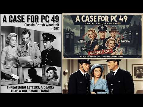 A CASE FOR PC 49 🔪1951 CLASSIC BRITISH WHODUNIT🕵️‍♂️ MODEL, EX‑BOYFRIEND, MURDER PLOT FULLMOVIE