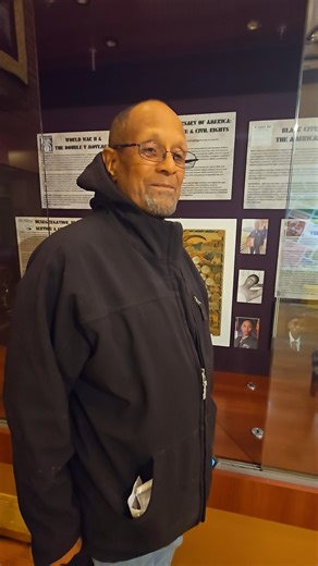 Baptisttown descendant, Robert Chester, shares more about the black-and-white picture seen in the middle of the case on the right-hand side. Installation is still underway for the forthcoming exhibition, " 250th Anniversary of America: Black Service and Civil Rights." However, expect to learn more about local black service stories. #civilrights #CivilRightsMatter #CivilRightsMovement #army #armystrong #armylife #armyveteran #KoreanVet #koreanvet #koreanvets #koreanveteran #koreanveterans #vetera