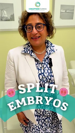 ✨ Did you know? ✨ Sometimes during IVF, a single embryo can naturally split into two, resulting in identical twins 👯‍♀️. This rare process happens when the embryo divides into two separate cell groups just days after fertilization. In this video, our Lab Director, Dr. Sangita Jindal, explains how this fascinating process occurs. At Conceptions Florida, our top-of-the-line lab and expert care provide the safest environment for embryos to thrive 💙. While embryo splitting is rare and not somethin