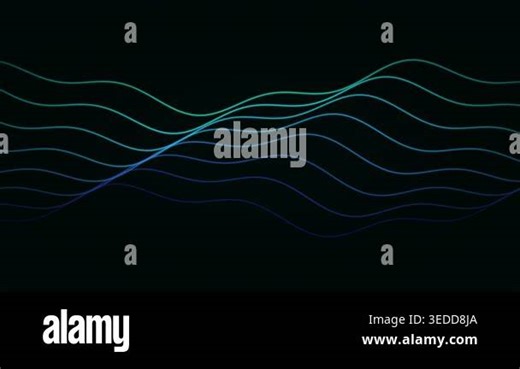 abstract wave dynamic background. vector illustration Stock Video Footage - Alamy