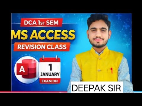 DCA PKDC MS ACCESS PAPER BY DEEPAK SIR