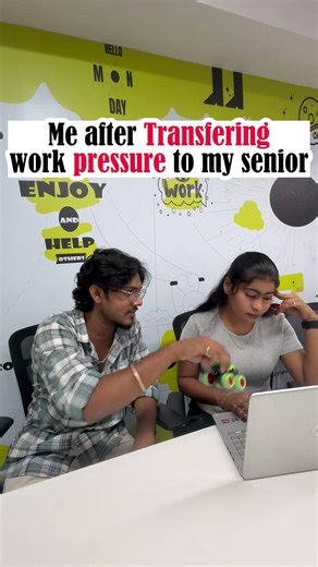 After Transferring Work Pressure 😂 | Funny Office Reel | #seniorlife