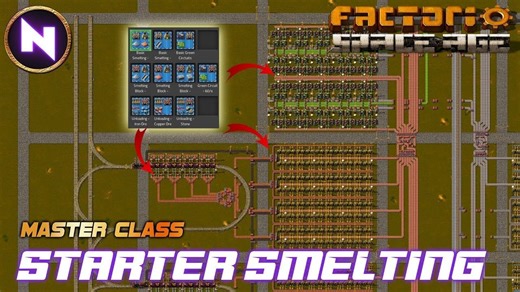 用于《太空时代》的简单可扩展早期游戏设计 | Factorio 大师班 SPACE AGE