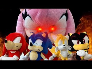 Sonic plush short: angry Amy