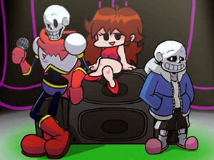 Walkthrough Friday Night Funkin Vs The Great Papyrus . BrightestGames.com