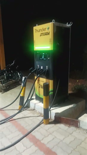 Electrical Bus Charging Station #tesla #byd #batteries #bus