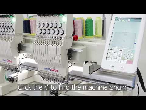 Tip 26：Two heads embroidery machine using guide