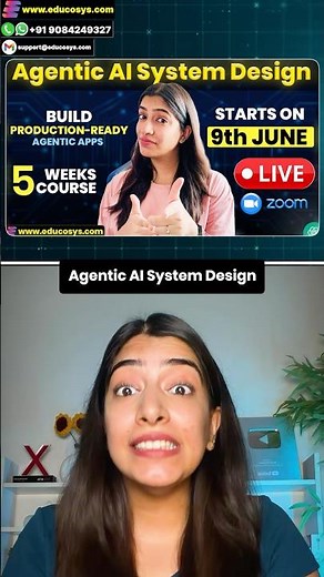 LIVE Agentic AI System Design Course at Educosys - Build Production Agentic Apps in 5 weeks!