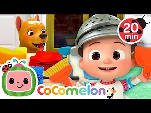 Clean Machine 🤖 20 MINUTE LOOP | Karaoke Nursery Rhymes & Kids Songs - CoComelon