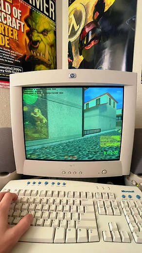 🐔 Counter-Strike 1.5 gameplay on cs_italy #counterstrike #cs2 #retrogaming | Old School Rigs