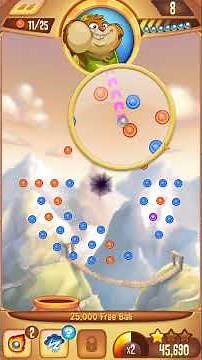 Peggle Blast level 18