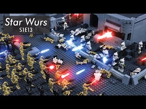 Droid assault on the Republic FOB | Lego StarWurs stopmotion [S1E13]