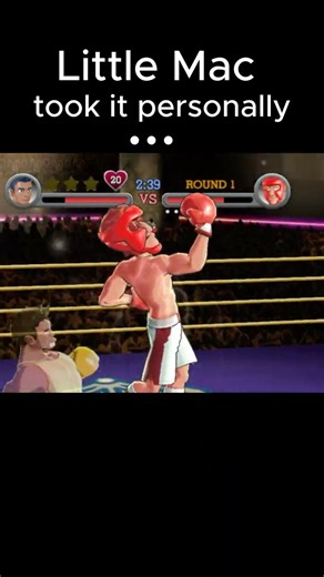 Little Mac took it personally against glass joe.. (Punch out Wii) #punchoutwii #wii #shorts