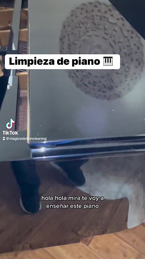 2.9K views · 15 reactions | Cómo limpiar un piano #cleaningservicesen#CleanHomeHappyLife#reelsvideotrending | Magic Solution Cleaning | Facebook