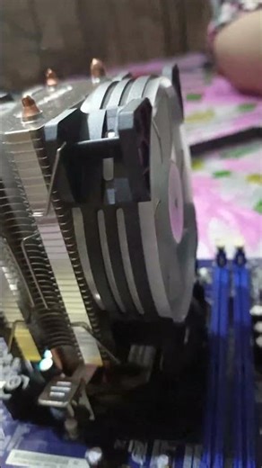 heatsink coolmoon P22, kipas cpu procesor dual fan rgb