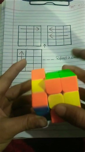 3x3 rubik cube solve (new Pattern) #shortvideo #viral #shorts