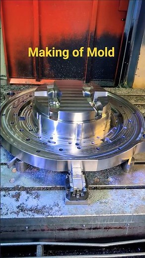 Satisfying CNC Machining of a Large Mold #cnc #cncfrezar #precision
