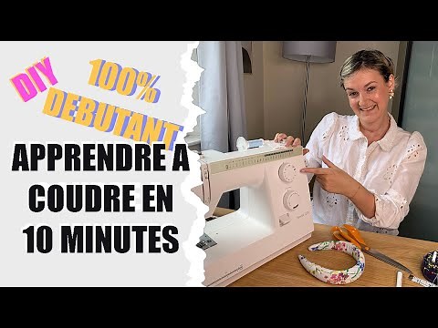 COMMENT SE SERVIR D'UNE MACHINE A COUDRE : installer une canette et faire sa première couture