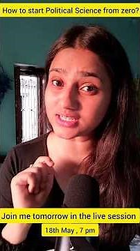 How to start studying political science ?