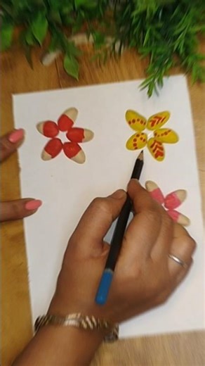 easy pista shell craft ideas 👆#drawing #easy #simple #art #craft #shorts