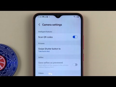 How to enable/disable QR code scanning with camera on Samsung A03 Android 13