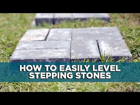 How to Easily Level Outdoor Stepping Stones | Tips