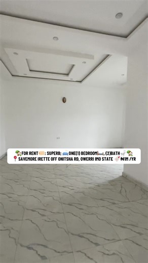 One Bedroom Apartment for Rent in Owerri