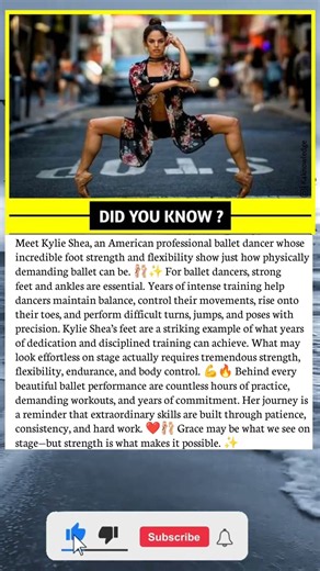 The Incredible Foot Strength of Ballet Dancer Kylie Shea 😱🩰 | Years of Training Behind the Grace