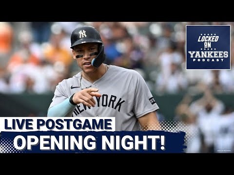 LIVE POSTGAME: Opening Night! Yankees at Giants