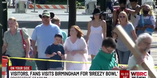 Visitors, fans visit Birmingham for 'Breezy Bowl' at Protective Stadium