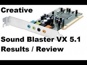Creative Sound Blaster VX 5.1 Sound Card Voice quality Review (with before and after results)