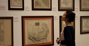 Exhibition of old maps from Afrim Ethem's collection