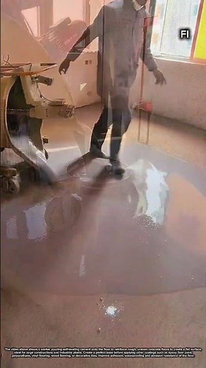 Self-leveling cement