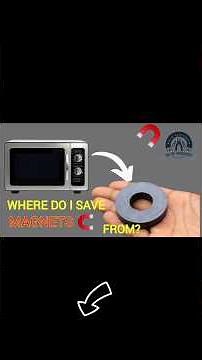 How I Got This Powerful Magnet From an Old Microwave! free strong magnet DIY 🔥 DIY Hack
