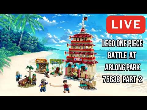🔴Let's Build the LEGO One Piece Battle at Arlong Park 75638 Pt2