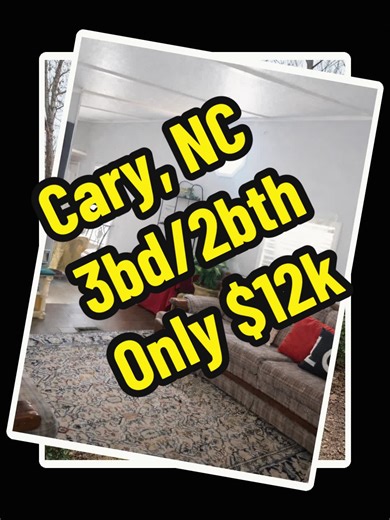3 bed / 2 bath mobile home Must be moved • $12K Solid layout. Ready for its next location. Mover referrals lot location help available. 📲 984-355-9317 📲 919-823-7517 espanol #mobilehomemuslimah #Cary #affordablehousing #mobilehomedeals #mhmlifestyle