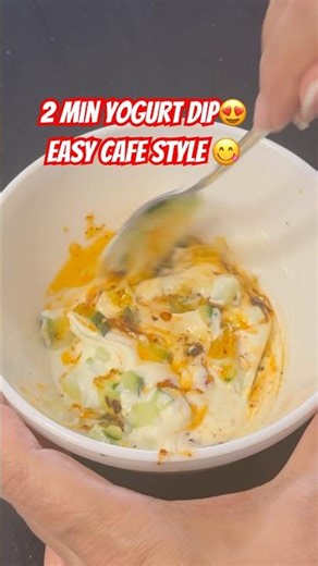 Creamy, Cucumber Yogurt 🥒Dip |Easy Cafe Style Dip😍 #viral #recipebymeenu