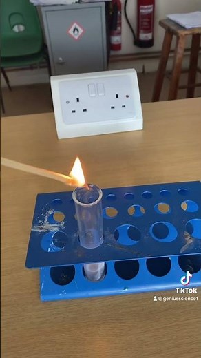 GCSE Chemistry. Reacting Magnesium with Sulfuric acid and testing for hydrogen gas. AQA,OCR, Edexcel