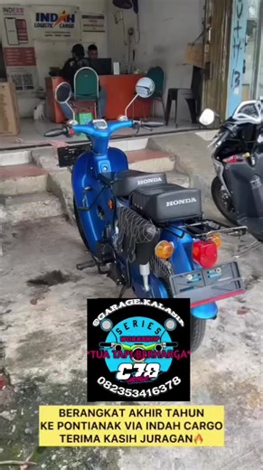 PENGIRIMAN HONDA C70 KE PONTIANAK VIA INDAH CARGO LOGISTIC 🚛 @garage.kalasik Call / wa : 082353416378 #c70indonesia #c70 #c70classic #c70modifikasi #c70touringsetengahracing