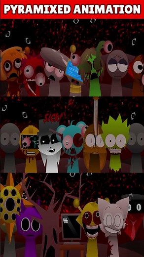 Incredibox Sprunki Pyramixed Animation *MIX HORROR VERSION*