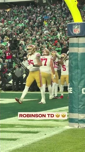 ROBINSON TD 🤩 #49ers #touchdown #nfl