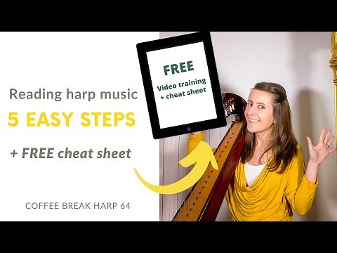 Learn to read music and basic music theory on the HARP: 5 easy steps for beginners!