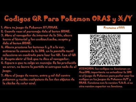 Pokemon Omega Ruby Codigos QR