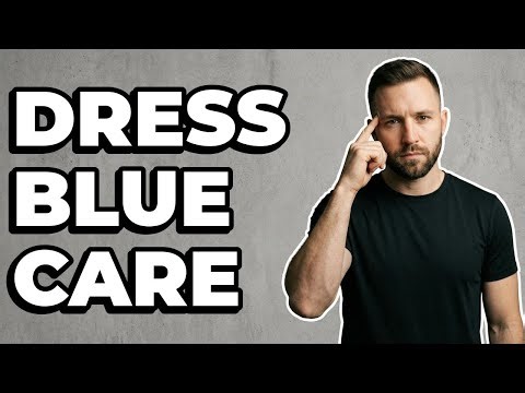 How Are Marine Dress Blue Uniforms Cared For?