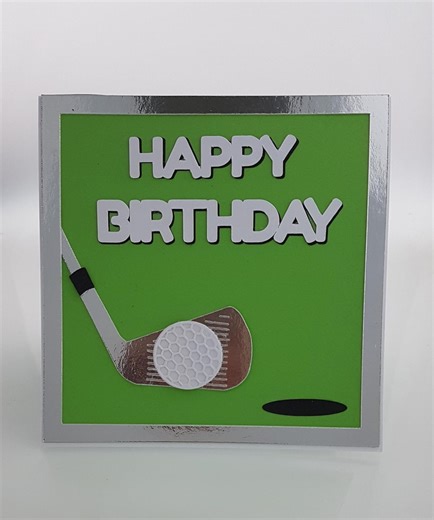 Golf Pop up Card SVG - Twist Birthday Card Template (digital Download) - Etsy Canada