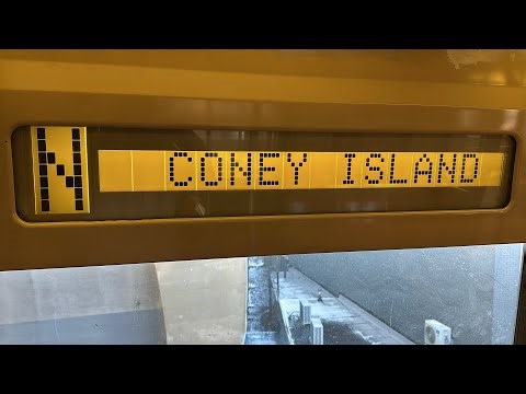 BMT Subway: R46 (N) Train Ride from Astoria-Ditmars Blvd to Coney Island via Bway Exp/4th Ave Local