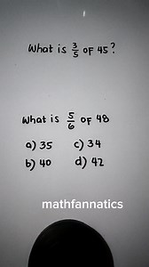 50K views · 719 reactions | Fraction Part of a Whole Number. "Of" means multiplication. #fractions #basics #educational #mathtutor #learning #mathmadeeasy | Math Fannatics | Facebook