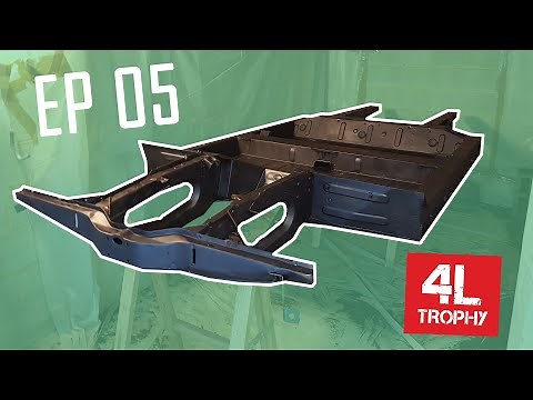 Rénovation de la 4L Episode 5 : Sablage et peinture châssis