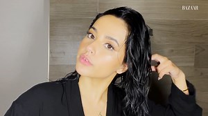 2.9K views · 43 reactions | Singer, songwriter, and global superstar Becky G recently added beauty mogul to her growing résumé. Here, the Treslúce Beauty founder shares her favorite hot tools and styling products for achieving sleek, shiny soft waves, and her simple nighttime glam, with a signature lip. | Harper's Bazaar | Facebook