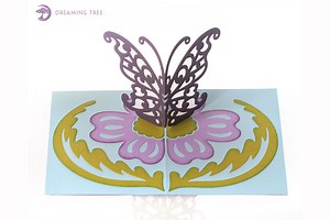 Butterfly Pop Up Card SVG · Creative Fabrica